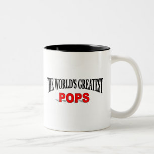 Caneca De Café Em Dois Tons Os grandes pop do mundo