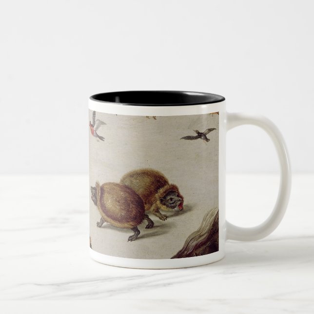 Caneca De Café Em Dois Tons Os inimigos dos cobras (Direita)