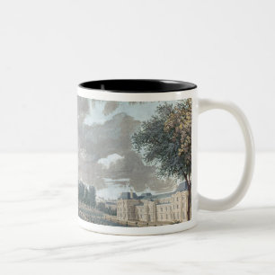 Caneca De Café Em Dois Tons Os jardins de Luxembourg