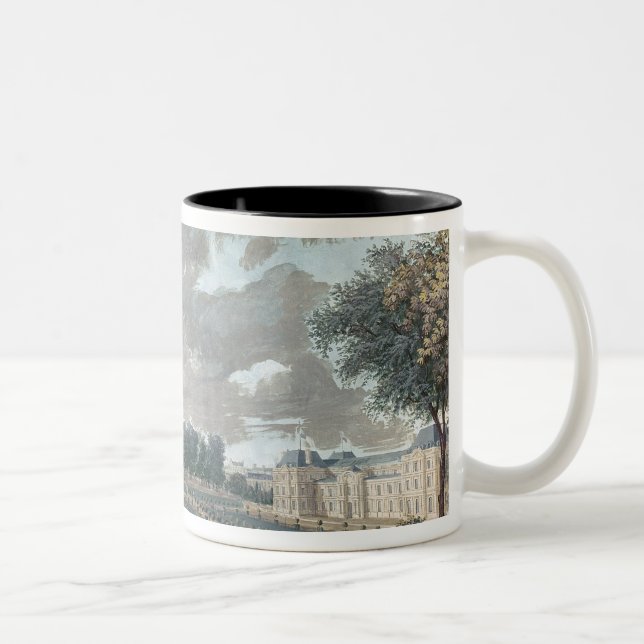 Caneca De Café Em Dois Tons Os jardins de Luxembourg (Direita)