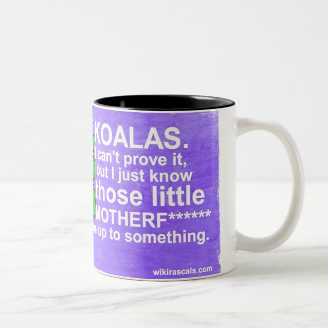 Caneca De Café Em Dois Tons Os Koalas são até algo (Direita)
