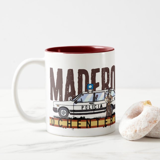 CANECA DE CAFÉ EM DOIS TONS OS MADEROS (Com Donut)