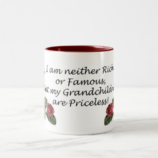 Caneca De Café Em Dois Tons Os netos são impagáveis
