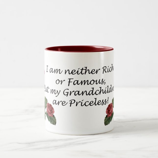 Caneca De Café Em Dois Tons Os netos são impagáveis (Centro)