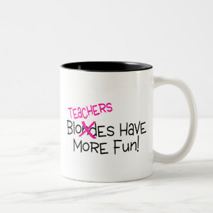 Caneca De Café Em Dois Tons Os professores têm mais divertimento