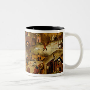 Caneca De Café Em Dois Tons Os provérbio flamengos