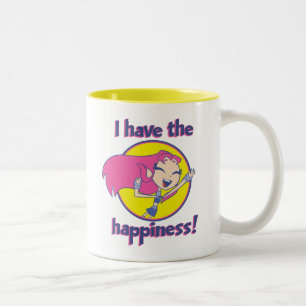 Caneca De Café Em Dois Tons Os titã adolescentes vão!   Starfire "eu tenho a