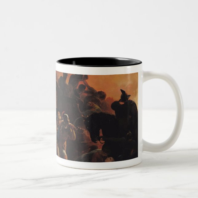 Caneca De Café Em Dois Tons Os últimos dias de Pompeii (Direita)