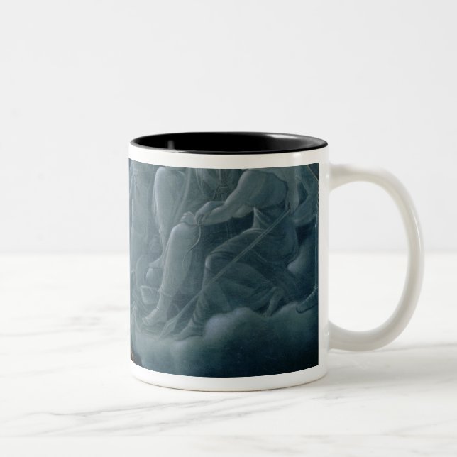 Caneca De Café Em Dois Tons Ossian conjura acima os espírito (Direita)