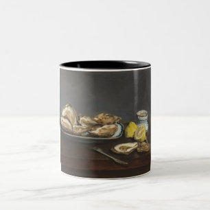 Caneca De Café Em Dois Tons Ostras (por Edouard Manet)