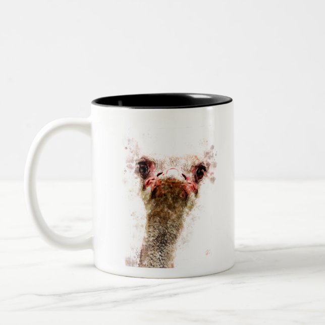 Caneca De Café Em Dois Tons Ostrich (Esquerda)