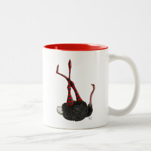 Caneca De Café Em Dois Tons Ostrich com Leggings