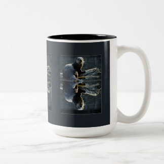 Caneca De Café Em Dois Tons Otter Beauty Wild Otter Fotografia
