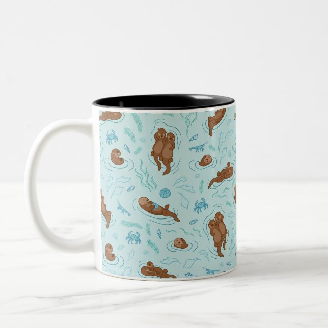 Caneca De Café Em Dois Tons Otter fun light (Esquerda)
