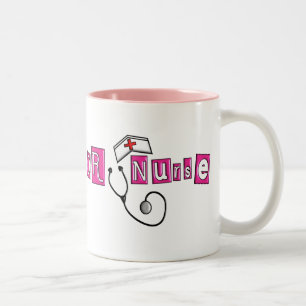 Caneca De Café Em Dois Tons OU presentes da enfermeira