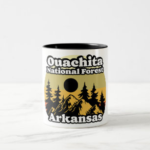 Caneca De Café Em Dois Tons Ouachita National Forest Arkansas