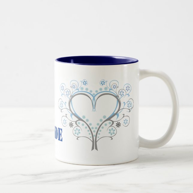 Caneca De Café Em Dois Tons Ouçam Os Meus Bengalhões De Casamento (Direita)