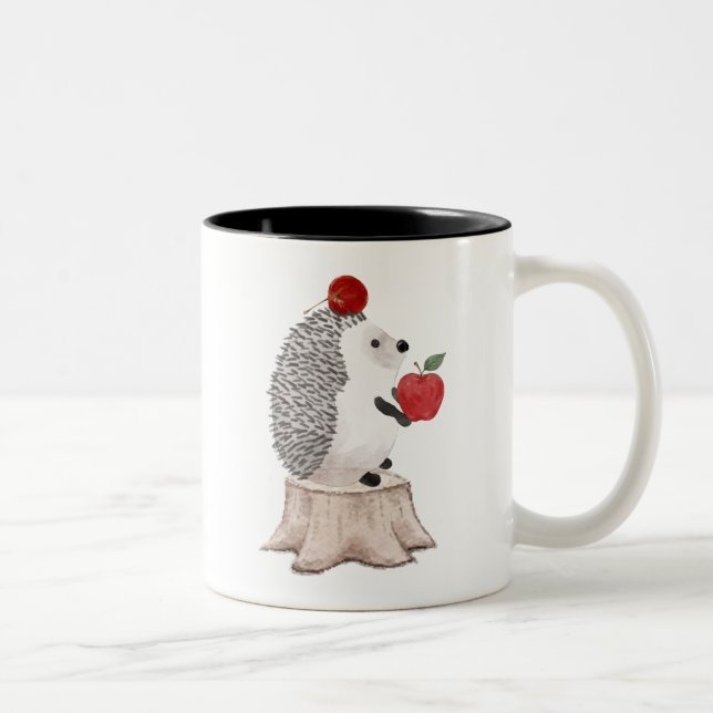 Caneca De Café Em Dois Tons ouriço (Direita)