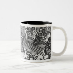 Caneca De Café Em Dois Tons Ourives peruanos