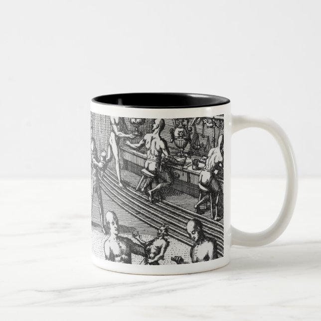 Caneca De Café Em Dois Tons Ourives peruanos (Direita)