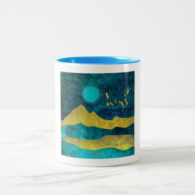Caneca De Café Em Dois Tons Ouro (Centro)