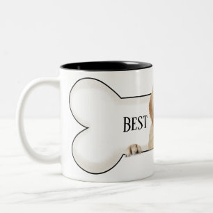 Caneca De Café Em Dois Tons Ouro