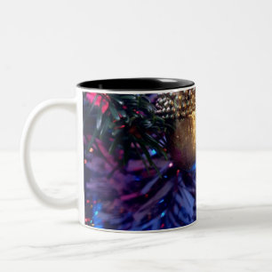 Caneca De Café Em Dois Tons Ouro Acorn e Squirrel