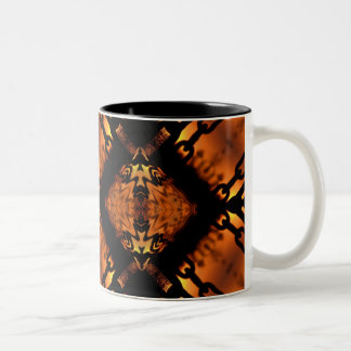 Caneca De Café Em Dois Tons Ouro Love Chains Mug