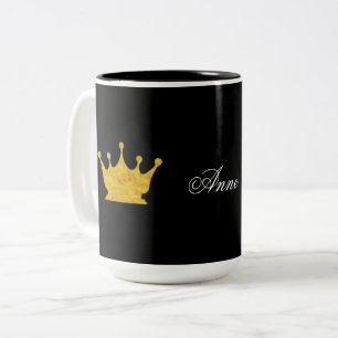 Caneca De Café Em Dois Tons Ouro personalizado