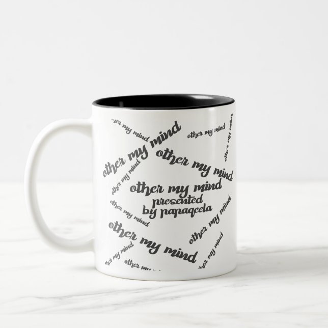 Caneca De Café Em Dois Tons Outros meus pensamentos (Esquerda)