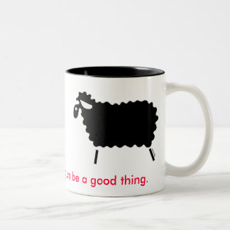 Caneca De Café Em Dois Tons Ovelhas negras