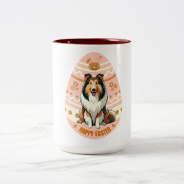 Caneca De Café Em Dois Tons Ovo de Collie