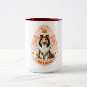 Caneca De Café Em Dois Tons Ovo de Collie