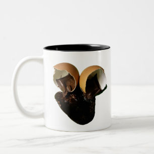 Caneca De Café Em Dois Tons Ovos de chocolate novidade