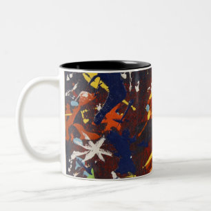 Caneca De Café Em Dois Tons Ovos frescos (gelados)