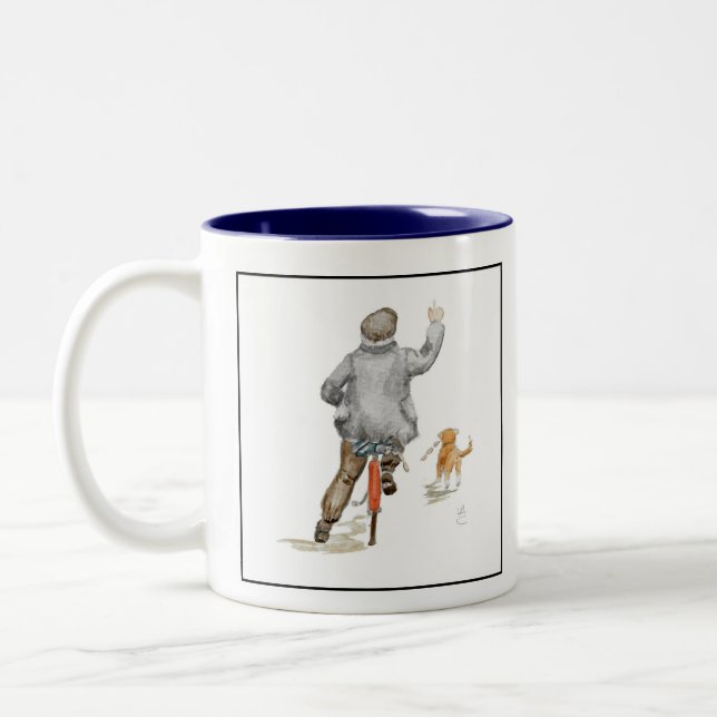 Caneca De Café Em Dois Tons Oy! Voltar (Esquerda)