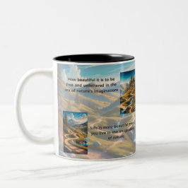 Caneca De Café Em Dois Tons Ozark Pathways