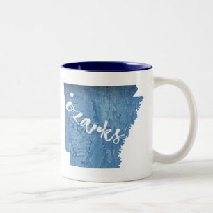 Caneca De Café Em Dois Tons Ozarks (Arkansas)