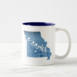 Caneca De Café Em Dois Tons Ozarks, Missouri
