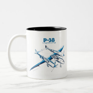 CANECA DE CAFÉ EM DOIS TONS P-38