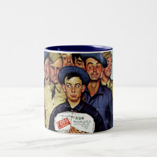 Caneca De Café Em Dois Tons Pacote de Willie Gillis da casa