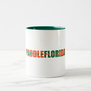 Caneca De Café Em Dois Tons Paddle Florida Kayaking