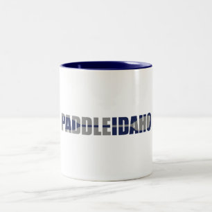 Caneca De Café Em Dois Tons Paddle Idaho Kayaking