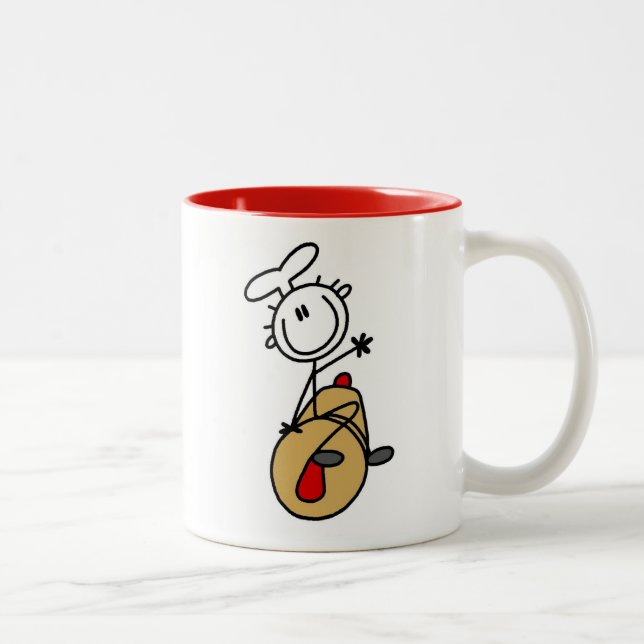Caneca De Café Em Dois Tons Padeiro Com Rolo (Direita)
