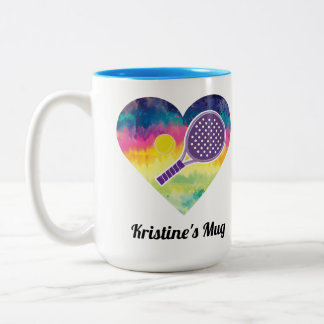 Caneca De Café Em Dois Tons Padel Lover