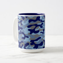 Padrão de Camuflagem Azul e Marinho