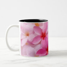 Padrão de Flor de Plumeria Rosa