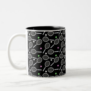 Caneca De Café Em Dois Tons Padrão do rack tênis