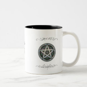 Caneca De Café Em Dois Tons Pagan Celtic Mug