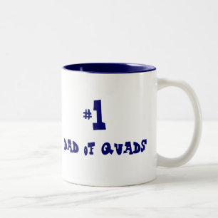 Caneca De Café Em Dois Tons pai #1 dos quadriláteros